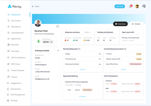 Say good bye to traditional HR softwares and streamline your HR process.